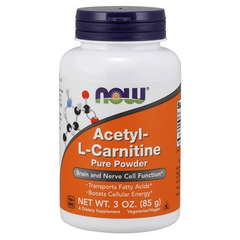 Supliment alimentar Now Foods Acetil L-Carnitina Pudra 85g Supliment alimentar Now Foods Acetil L-Carnitina Pudra 85g