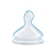 Стъклено шише със силиконов биберон 120 ml Nuk First Choice+ 747092, Жълто 0-6 месеца
