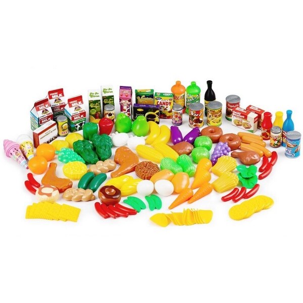 Set alimente fructe si legume ecotoys 120 buc