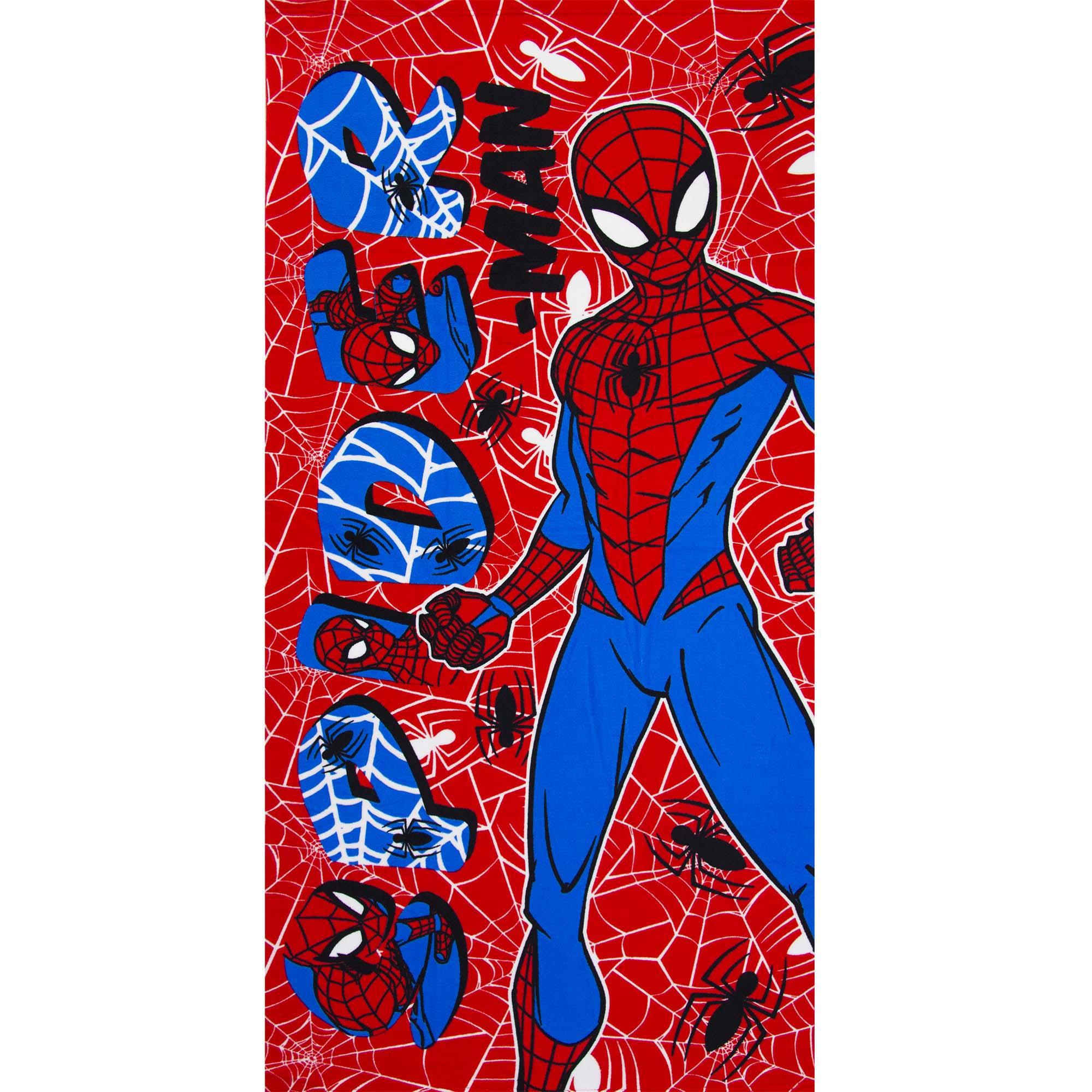 Prosop plaja Microfibra Spiderman 140 x 70 cm Rosu
