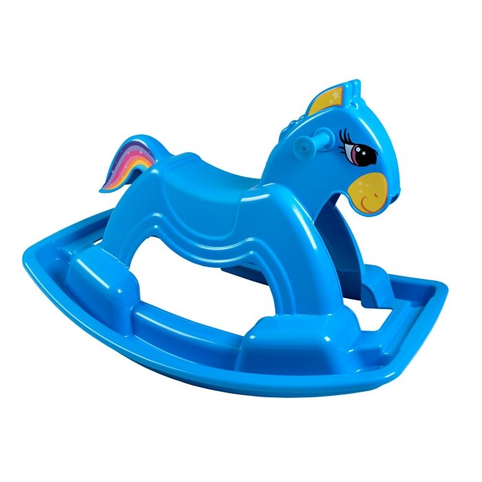 Calut balansoar marmat albastru