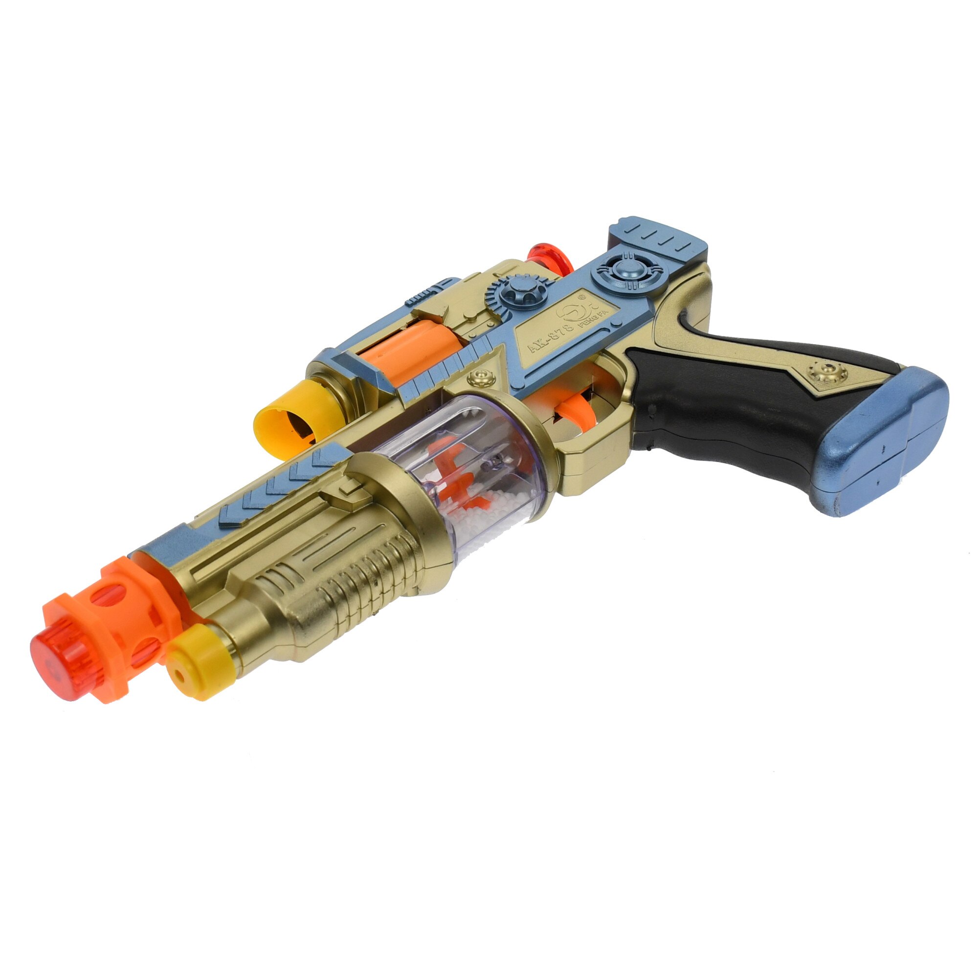 Pistol de jucarie cu piese care se misca, sunete si luminite - AK878