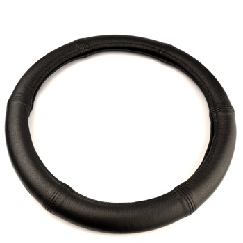 Husa volan din piele naturala, cu manson aderent, diametru 42-44cm, marimea XL pentru camion Husa volan din piele naturala, cu manson aderent, diametru 42-44cm, marimea XL pentru camion