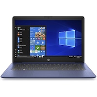Laptop HP Stream, 14" HD WLED Display, Intel Celeron N4000 Dual Core, 4GB DDR4, 64GB SSD, Intel UHD Graphics, Windows 10 Home S, Microsoft Office 1 year, Blue
