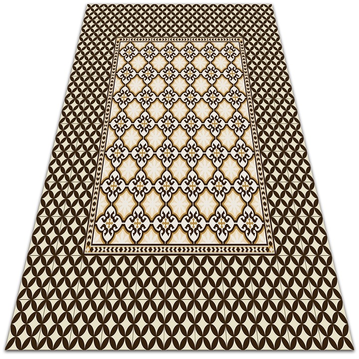 Covor PVC. Tulup. Vinil. Model Fin. Negru. 150x225 cm. 010260370060000019251