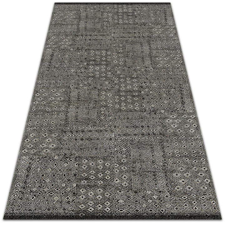 Covor de vinil pentru terasa, Covor de balcon, PVC, model textura mici, 60x90cm