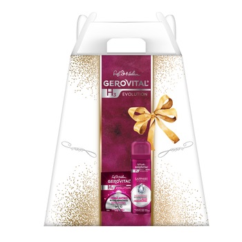 Set cadou Gerovital H3 Evolution: Crema Antirid intens Hidratanta SPF 10, 50 ml + Deodorant Sapphire Woman, 150 ml Set cadou Gerovital H3 Evolution: Crema Antirid intens Hidratanta SPF 10, 50 ml + Deodorant Sapphire Woman, 150 ml
