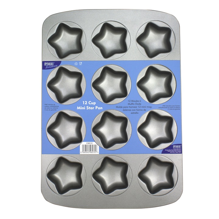 Tava de copt stea antiaderenta 12 cavitati 37×26 cm, PME