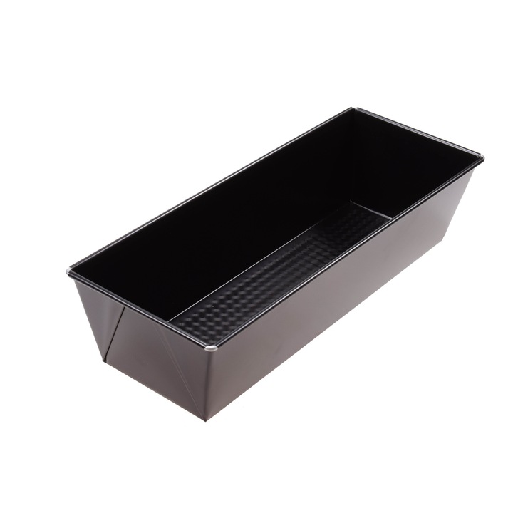 Forma copt cozonac 35x11x7.5cm, invelis antiaderent, negru, SNB