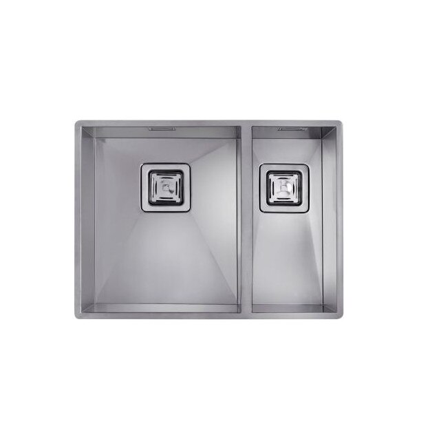 Chiuveta bucatarie Teka SQUARE 40170180, 340/400, 180/400, 57,5 ​​x 43 cm, Inox