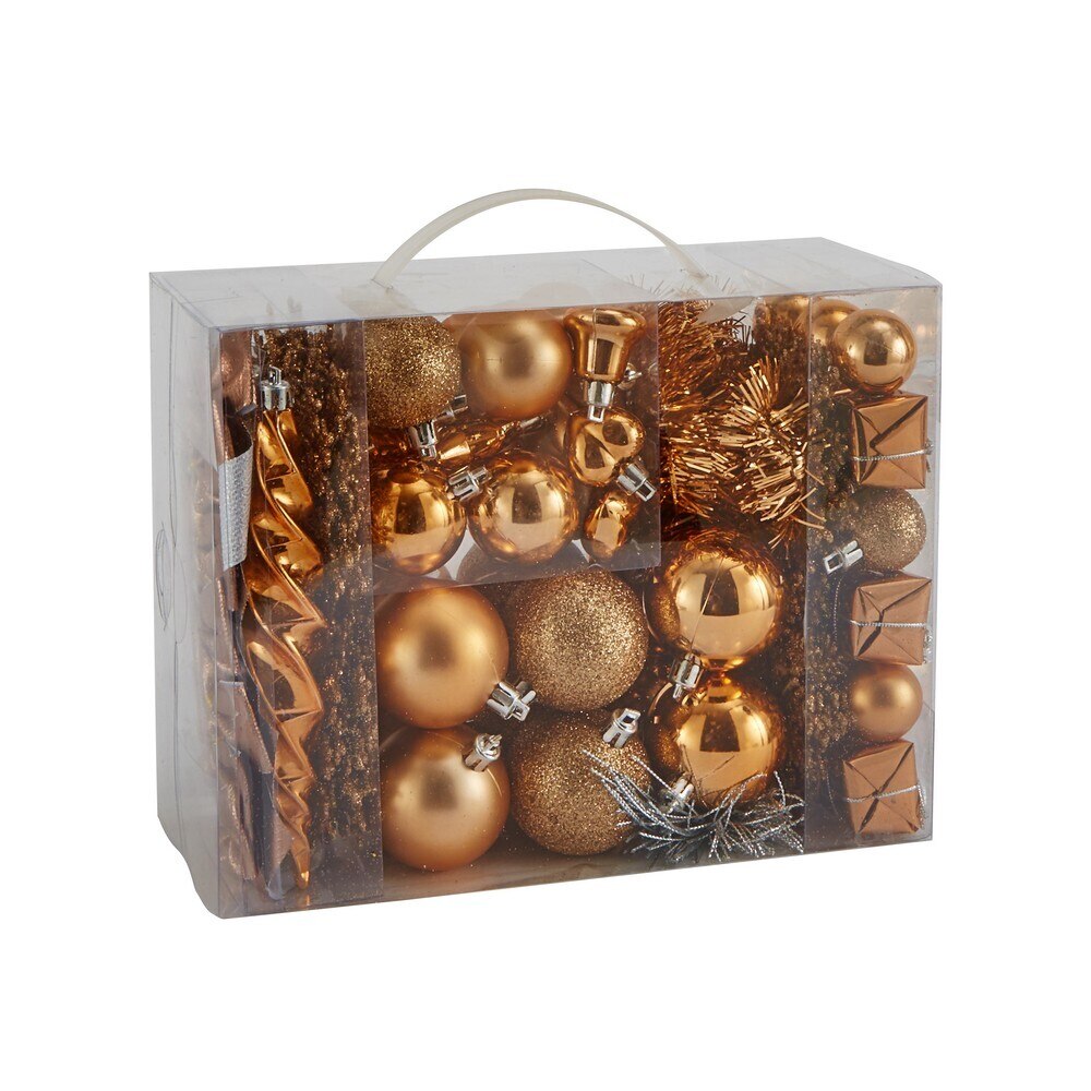 Set 80 de ornamente diverse de Craciun aramiu