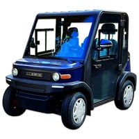 Automobil electric Evolio X-CAR 2, 40km/h, motor 4KW, autonomie 120 KM, albastru