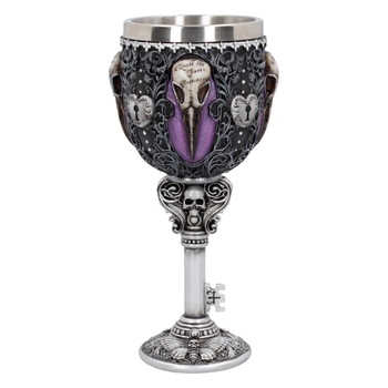 Pocal gotic Corbul lui Poe 18cm Pocal gotic Corbul lui Poe 18cm