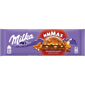Ciocolata Milka Almond Caramel 300 g Ciocolata Milka Almond Caramel 300 g