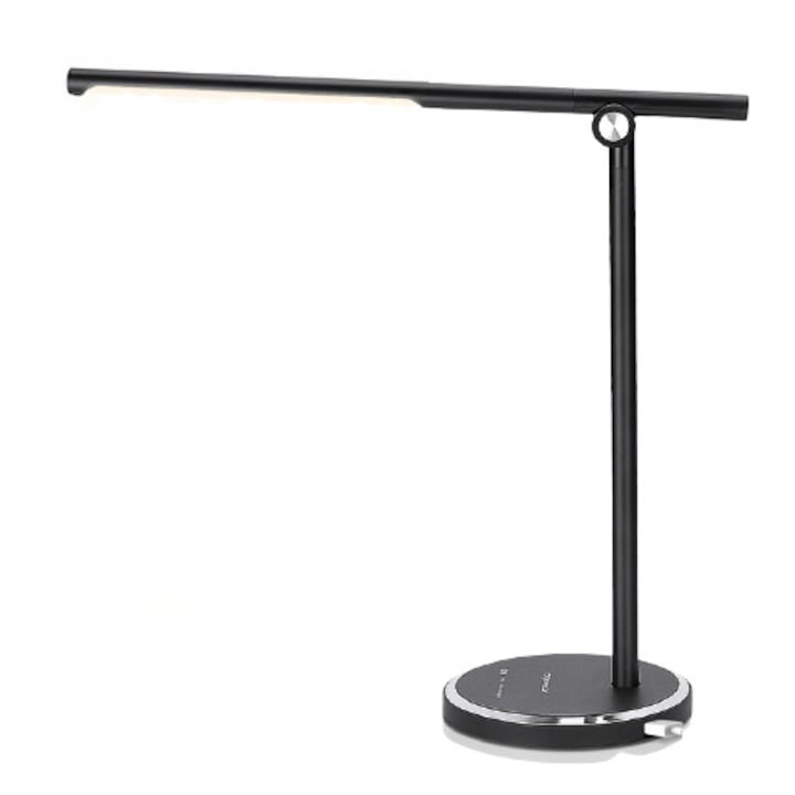 Настолна лампа Aigostar, LED 8W 3000k - 6000k димируема с тъч контрол, черна
