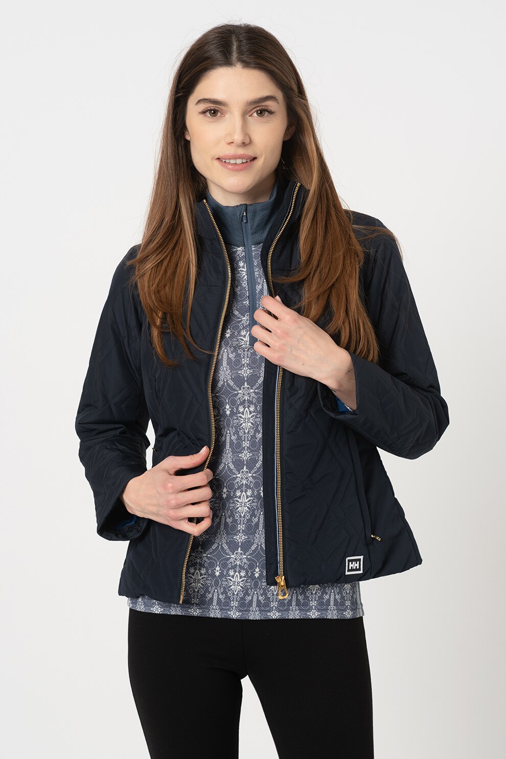 Helly Hansen, Jacheta pentru drumetii Crew Insulator, Bleumarin inchis, XS