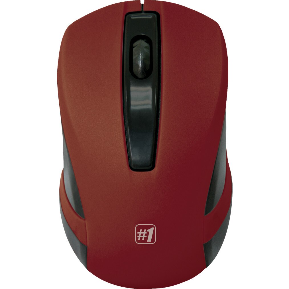 Mouse optic Wireless, DEFENDER MM-605 rosu, 3 butoane, 1200 dpi