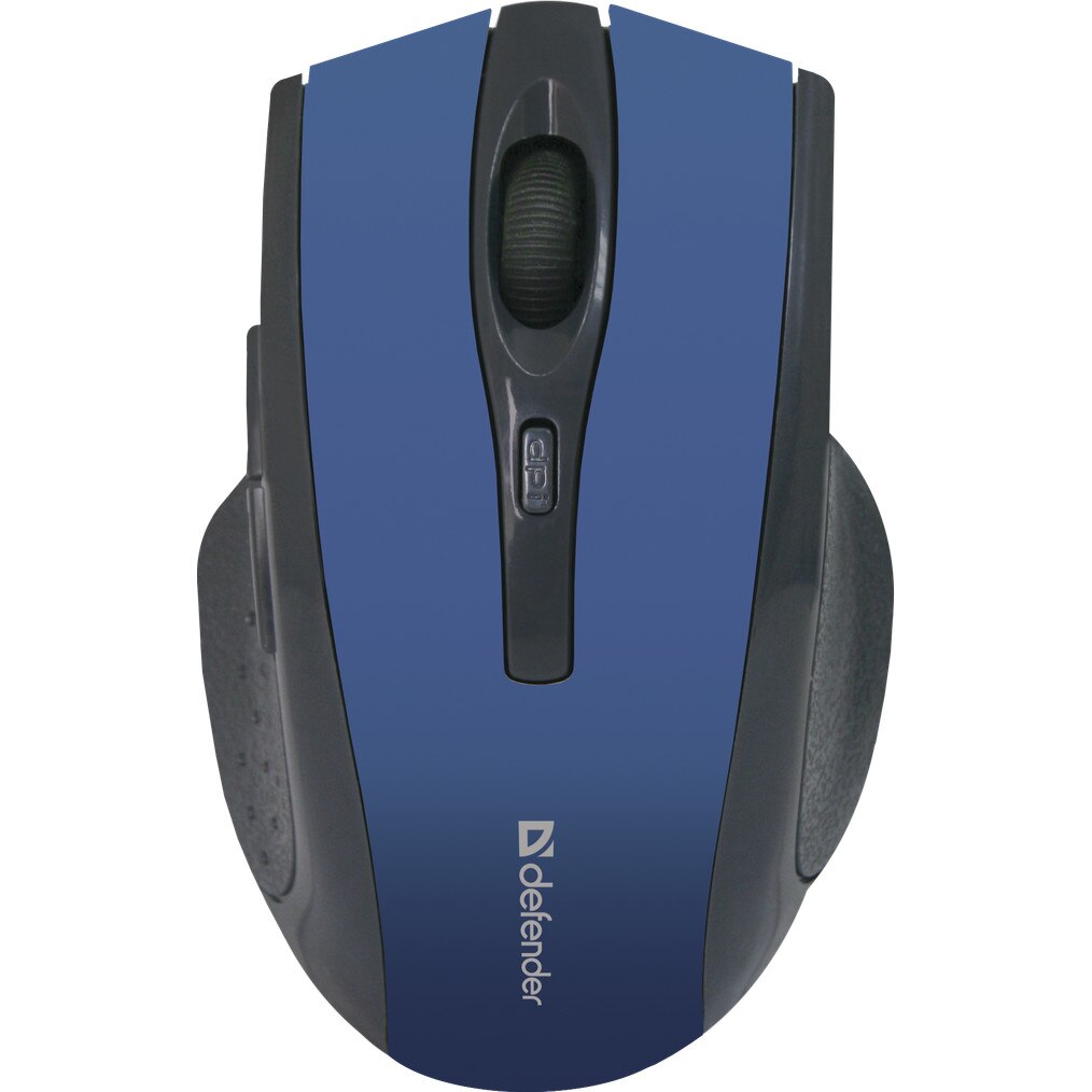 Mouse optic Wireless, DEFENDER Accura MM-665 albastru, 6 butoane, 800-1600 dpi