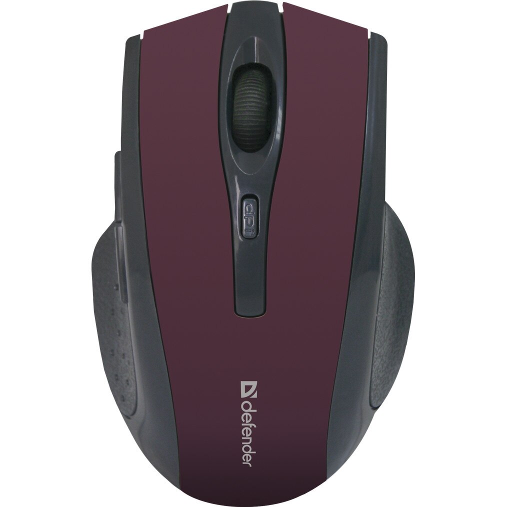 Mouse optic Wireless, DEFENDER Accura MM-665 rosu, 6 butoane, 800-1600 dpi