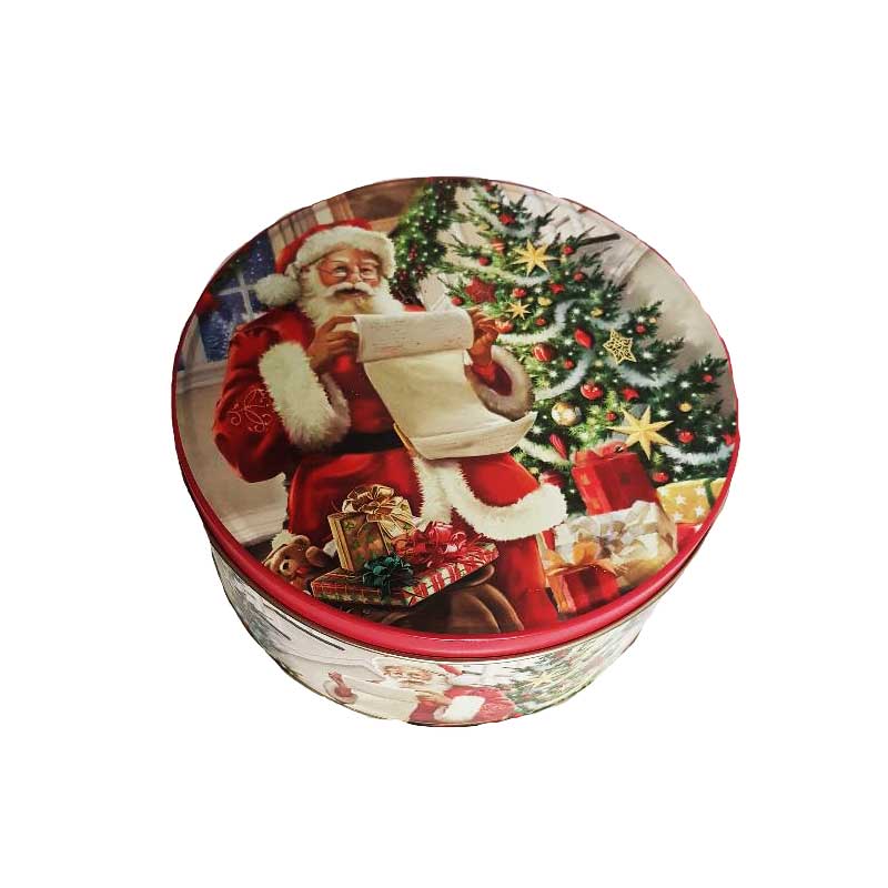 Cutie de Craciun,metalica,500g,17cmx17cmx8cm,Treasure