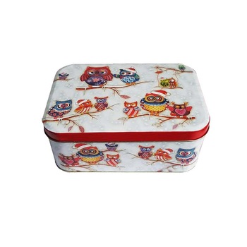 Cutie Craciun Bufnite,metalica,500g,19cmx13cmx8cm,Treasure Cutie Craciun Bufnite,metalica,500g,19cmx13cmx8cm,Treasure