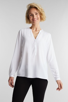 esprit bluza lejera tip tunica cu maneci ajustabile alb imagen 17_0_
0
