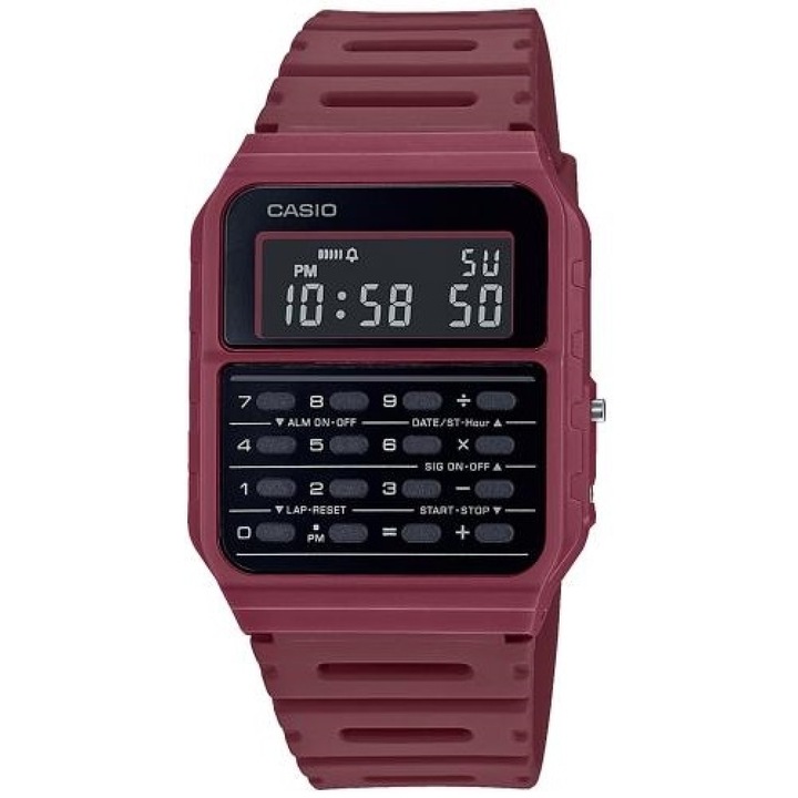 Часовник Casio, Vintage Edgy Calculator CA-53-WF-4B, Дигитален