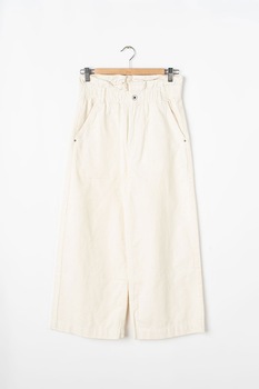 Pepe Jeans London, Pantaloni culotte de reiat Eleven, Bej deschis Pepe Jeans London, Pantaloni culotte de reiat Eleven, Bej deschis
