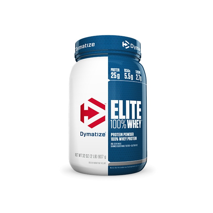 Proteina, Elite 100% Whey, Dymatize, Arome multiple, 907g