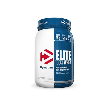 Proteina, Elite 100% Whey, Dymatize, Arome multiple, 907g Proteina, Elite 100% Whey, Dymatize, Arome multiple, 907g