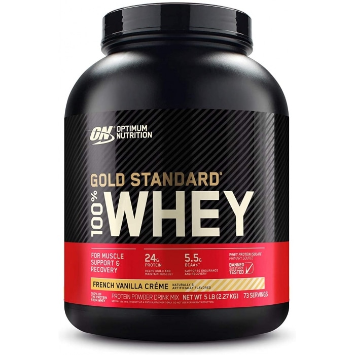 Proteina din zer, ON, 100% Whey Gold Standard, Arome multiple, 2.27 kg