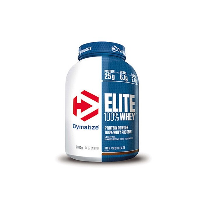 Proteina, Elite 100% Whey, Dymatize, Arome multiple, 2.1kg