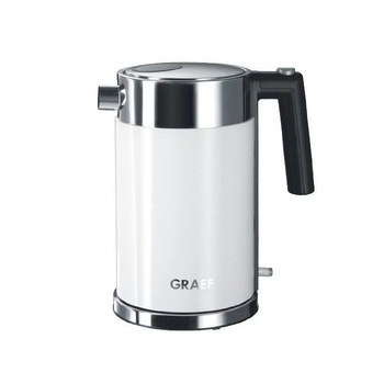 Fierbator electric Graef, WK61, fara cablu,1.5L/12 cesti, indicator nivel scazut lichid, oprire automata, filtru anti-calcar, turnare usoara, alb Fierbator electric Graef, WK61, fara cablu,1.5L/12 cesti, indicator nivel scazut lichid, oprire automata, filtru anti-calcar, turnare usoara, alb