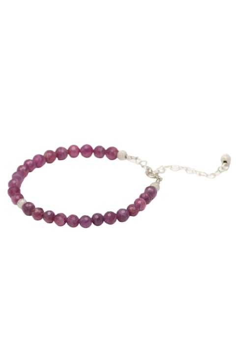 Bratara Royal Ruby Serenity Quartz