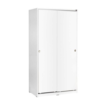 Dulap Adore Slide, 5 rafturi, 2 usi glisante, Alb, 94x182x52 cm Dulap Adore Slide, 5 rafturi, 2 usi glisante, Alb, 94x182x52 cm