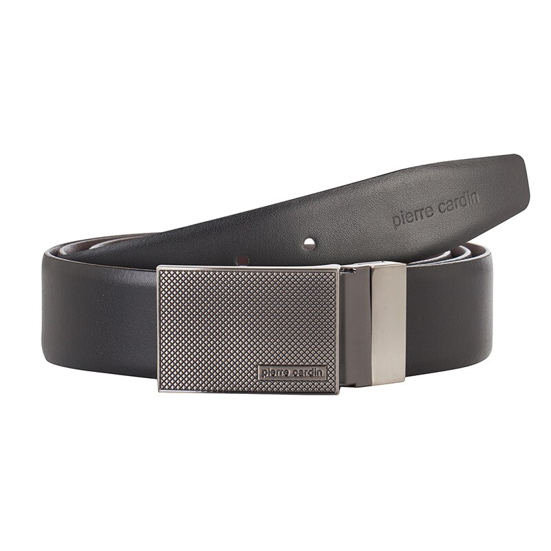 Curea barbati din piele naturala Pierre Cardin PC311BLM, Negru