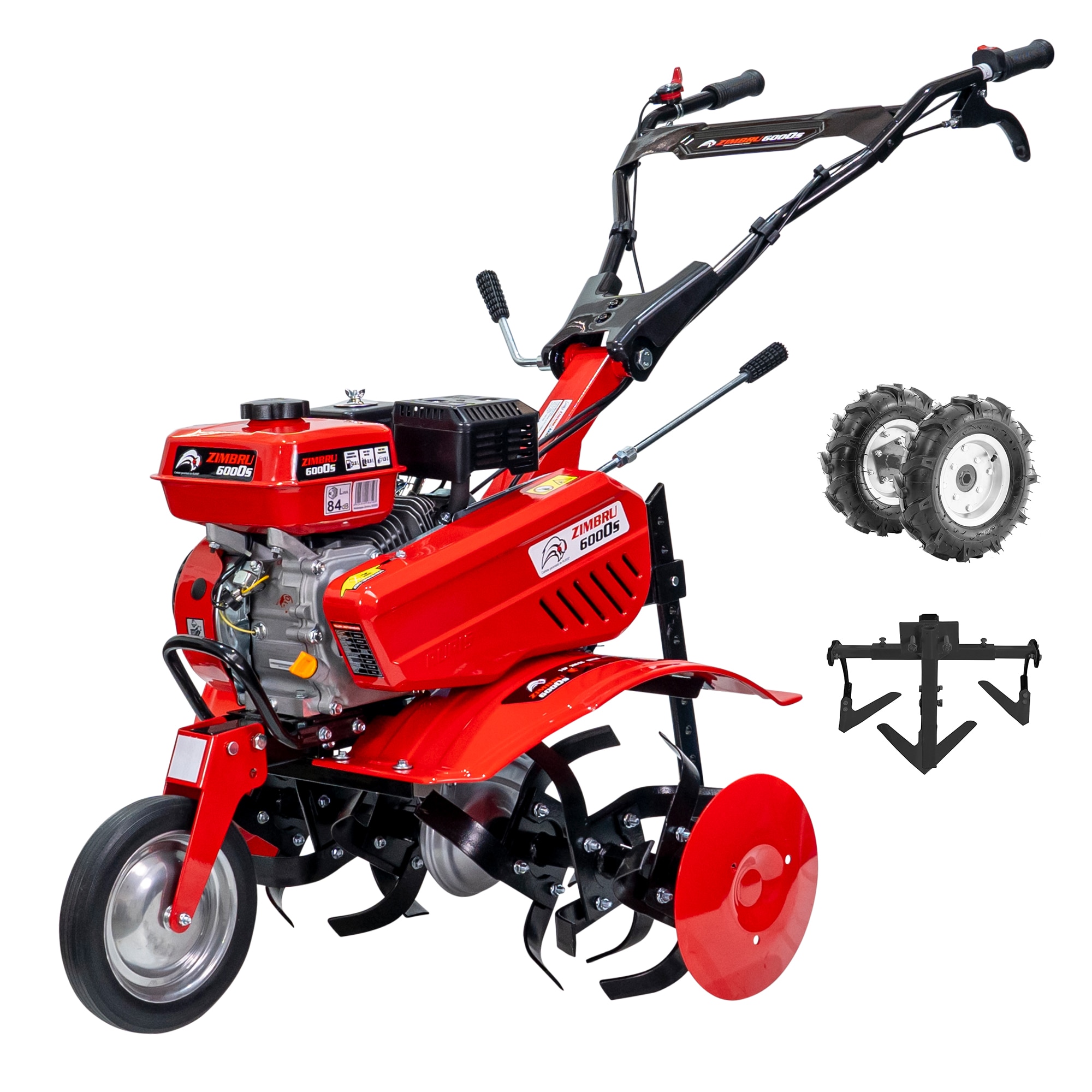 Motosapa pe benzina Ruris Zimbru 6000z2020, putere 7 CP, 208 CC, 4