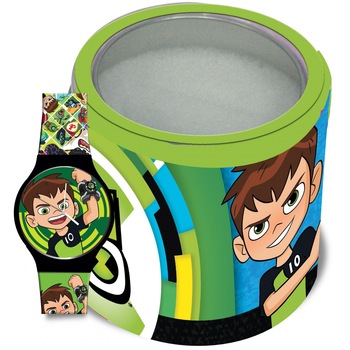 Ceas Junior, Ben 10 - Tin Box 500207 Ceas Junior, Ben 10 - Tin Box 500207