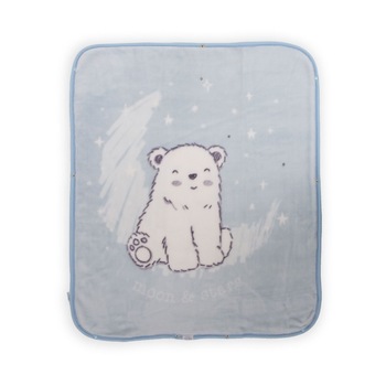Paturica pentru infasat Baby Wrap Polar Bear Blue Paturica pentru infasat Baby Wrap Polar Bear Blue