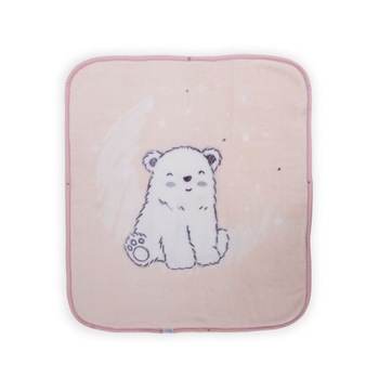 Paturica pentru infasat Baby Wrap Polar Bear Pink Paturica pentru infasat Baby Wrap Polar Bear Pink