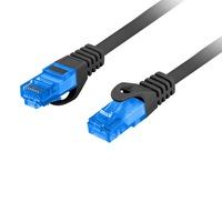cablu ecranat s  ftp lanberg 42715 cat6a mufat 2xrj45 lungime 10 m awg 26 500 mhz lszh de legatura retea ethernet negru imagen 50_0_
0