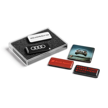 Set de 5 magneti Audi Sport original magneti de frigider Set de 5 magneti Audi Sport original magneti de frigider