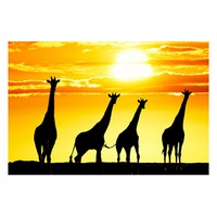 Panou bucatarie, protectie plita, aragaz, antistropire, print UV model 4 Girafe 600x600 mm