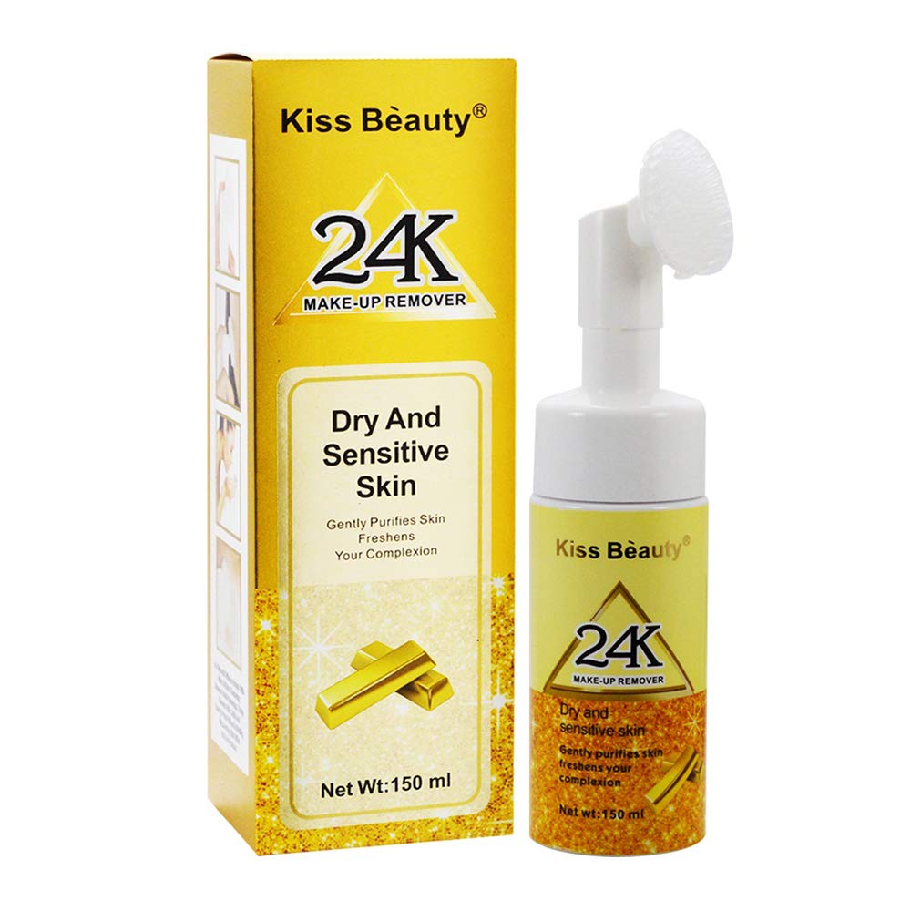 Demachiant Spuma 24k, Pentru Ten Uscat si Sensibil, 150 ml