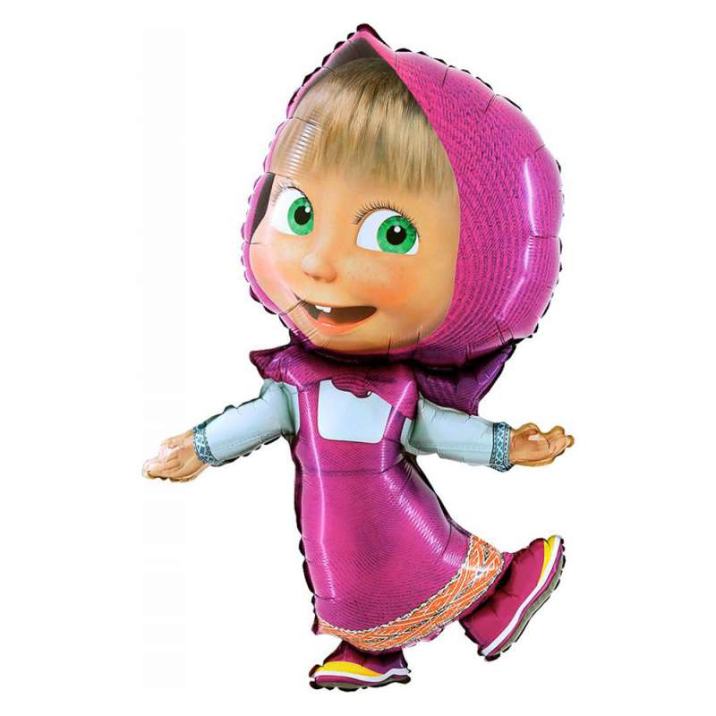 Balon figurina Masha, multicolor, 60 cm x 89 cm
