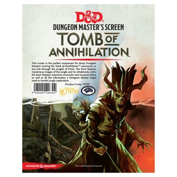Joc de societate RPG Dungeons and Dragons: Tomb of Annihilation Dungeon Masters Screen, limba engleza, extensie Joc de societate RPG Dungeons and Dragons: Tomb of Annihilation Dungeon Masters Screen, limba engleza, extensie