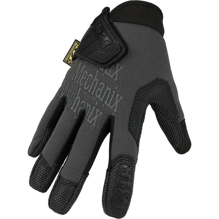 Mechanix taktikai kesztyűk, speciális GRIP, fekete, M-es méretben