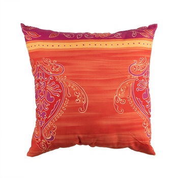 Perna decorativa cu model oriental,multicolora,dimensiune 50x50 cm Perna decorativa cu model oriental,multicolora,dimensiune 50x50 cm