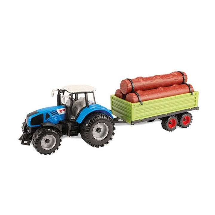 Tractor cu remorca, Toi-Toys, 20 cm