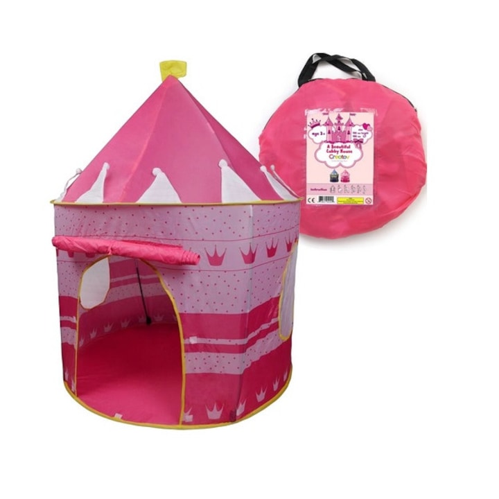 Monivel Kastély játszóház sátor kislány gyerek játék bunker vár kuckó